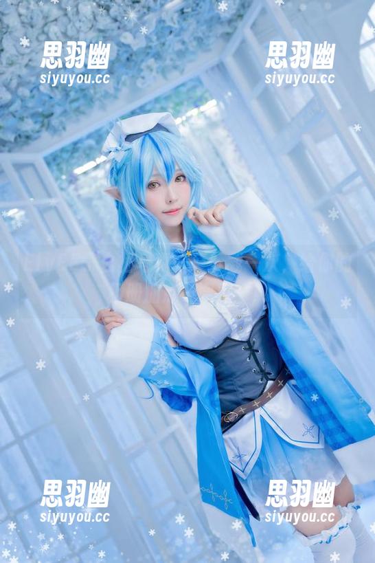 ElyEE子白裙写真——下载一次，给你的相册加点‘调料’！